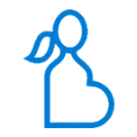 Icono de mujer embarazada