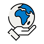 Ícono de protegiendo la tierra