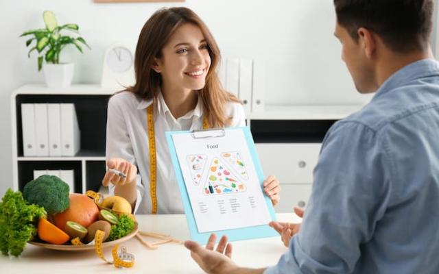 people talking about the food pyramid