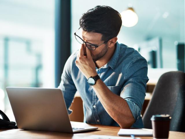 La fatiga como uno de los síntomas del estrés. 